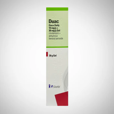 Duac 3/1 (Benzyl Peroxide 3%/ Clindamycin 1%) 1 Duac 3/1 (Benzyl Peroxide 3%/ Clindamycin 1%)